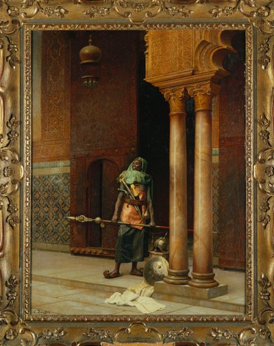 The Harem Guard (óleo sobre tela) de Ludwig Deutsch
