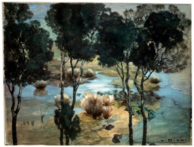 Paisagem, do século XX. de Ludwig Dill