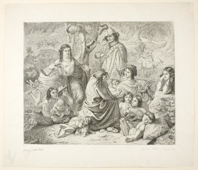Vida Cigana de Ludwig Emil Grimm