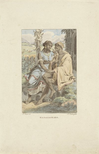 Habitantes de Madagáscar Madagascars (título no objeto) de Ludwig Gottlieb Portman