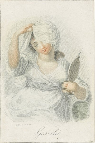 Ver
Rosto (título sobre o objecto)
Cinco sentidos representados por figuras femininas (título da série)
Die Funf Sinne (título da série) de Ludwig Gottlieb Portman