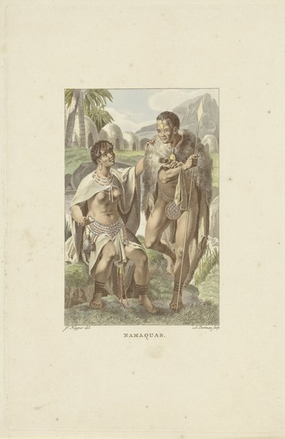 Nama da África Austral
Namaquas (título sobre o objecto) de Ludwig Gottlieb Portman