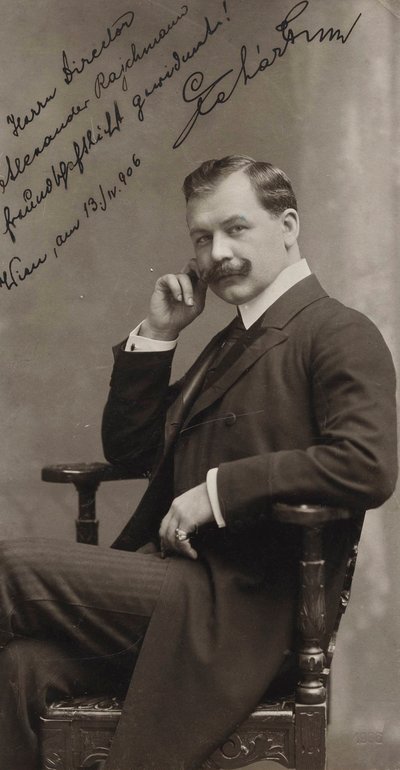 Retrato do Compositor Franz Lehár 1870-1948, 1906. de Ludwig Gutmann