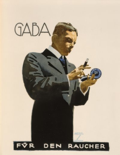Gaba / Para o fumador de Ludwig Hohlwein