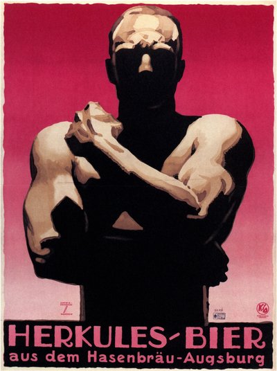 Cerveja Hércules, 1925 de Ludwig Hohlwein
