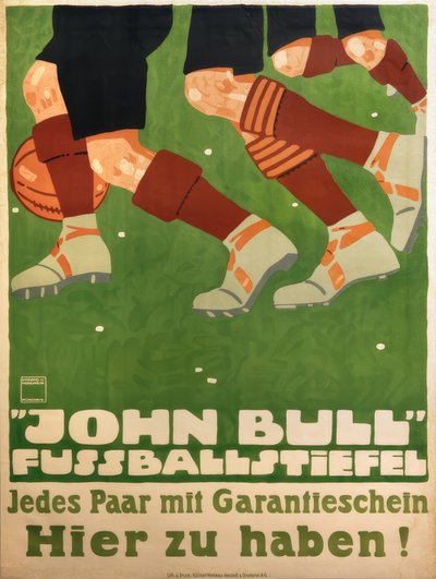 JOHN BULL FOOTBALL BOOTS. Cada par com certificado de garantia. Disponível aqui! de Ludwig Hohlwein