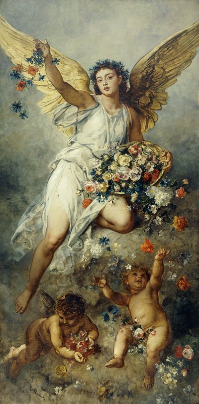 Flora com Putti-Paz, de Ludwig Knaus
