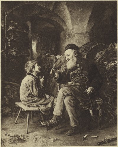 A sabedoria de Salomão (fotogravura) de Ludwig Knaus
