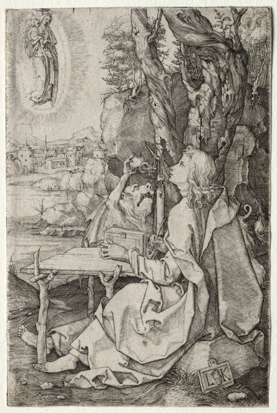 São João na Ilha de Patmos de Ludwig Krug