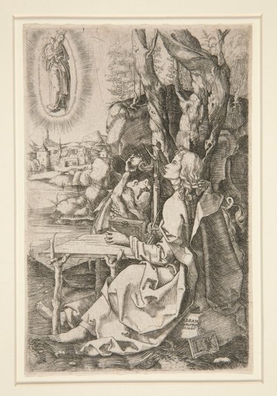 São João na Ilha de Patmos de Ludwig Krug