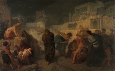 Jerusalém após a morte de Cristo de Ludwig Mayer