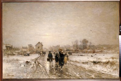 Retornando do mercado de Ludwig Munthe