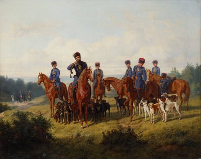 A Corrida, 1856. de Ludwig Pietsch