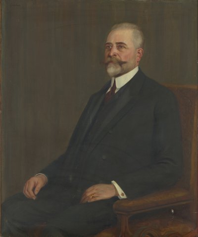 Sua Excelência Moritz Graf Vetter von der Lilie, 1901-1907 Presidente da Câmara dos Representantes de Ludwig Wieden