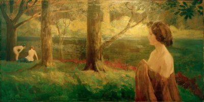 sol da tarde de Ludwig von Hofmann