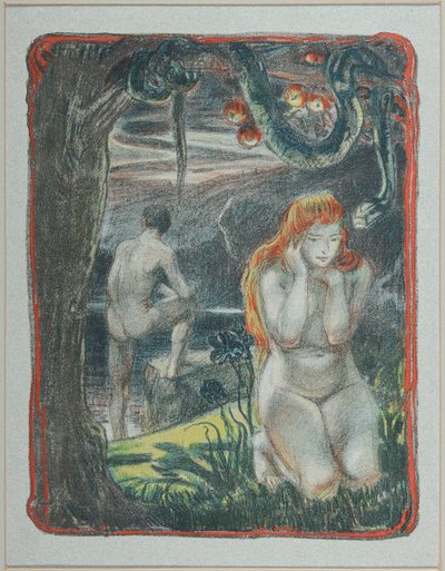 Adão e Eva de Ludwig von Hofmann