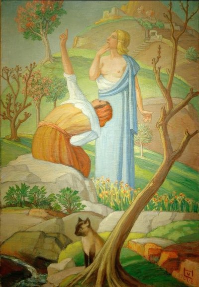 O falcão de Ludwig von Hofmann