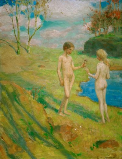 spring awakening de Ludwig von Hofmann