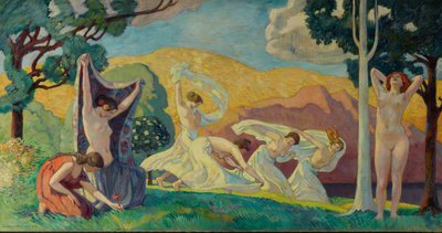 Dança da primavera de Ludwig von Hofmann