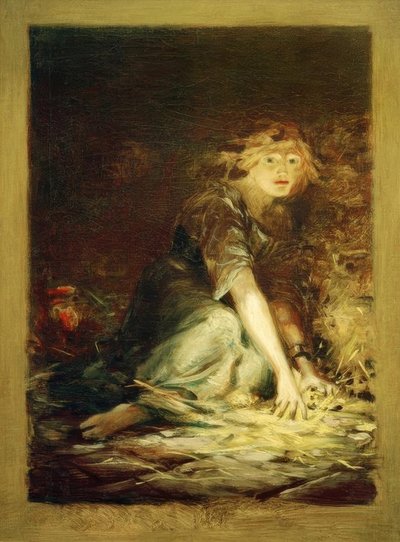 Gretchen na masmorra de Ludwig von Hofmann