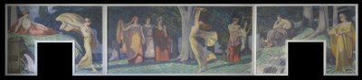 Muse dança de Ludwig von Hofmann