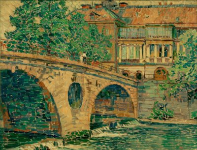 Ponte do Castelo de Weimar de Ludwig von Hofmann