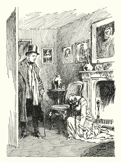 Ilustração para O quadro de Dorian Gray de Oscar Wilde (litho) de Lui Trugo