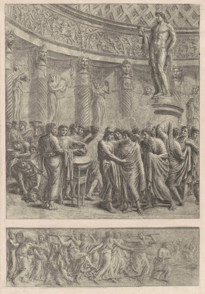 Um sacrifício antigo de Luigi Ademollo