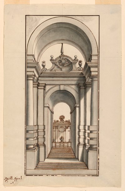 Entrada com Escadas de Luigi Biagi