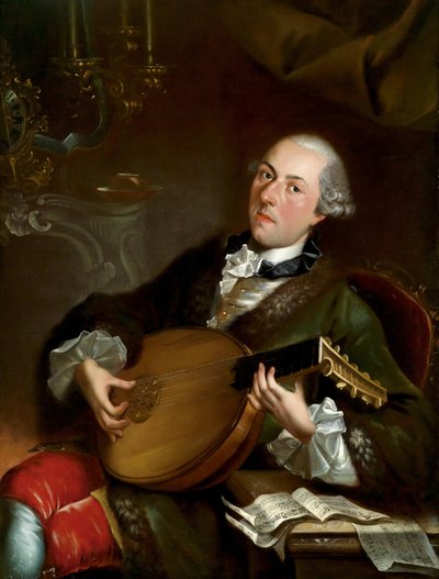 Retrato do compositor Filippo Della Casa 17371810 de Luigi Crespi