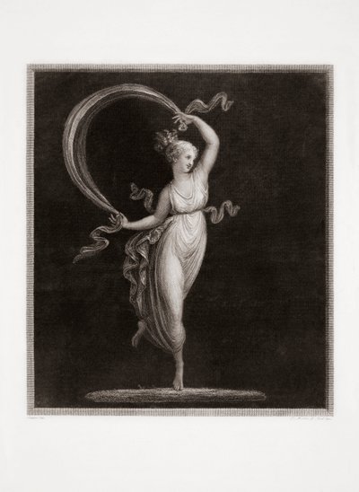 Dançar. Gravado por Luigi Cunego. Desenho de Antonio Canova. de Luigi Cunego