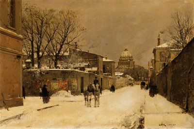 Uma rua perto de Les Invalides, Paris de Luigi Loir