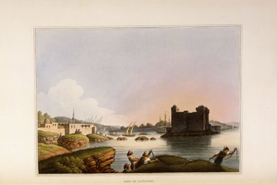Porto de Latachia, 1810 de Luigi Mayer