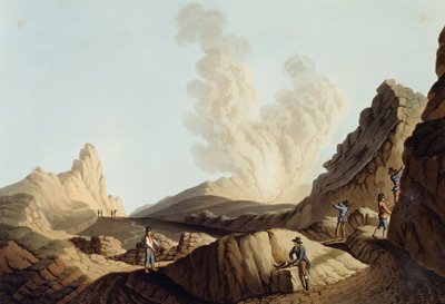 Ilha Stromboli, Cratera de Luigi Mayer