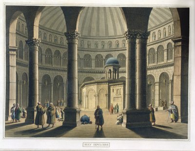 O Santo Sepulcro, pub. por William Watts, 1806 de Luigi Mayer