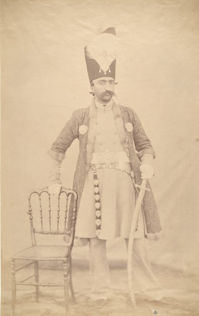 Nasir al-Din Shah, ka. 1852-55. de Luigi Pesce