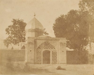 Túmulo do Khan de Khiva em Teerã, 1859. de Luigi Pesce