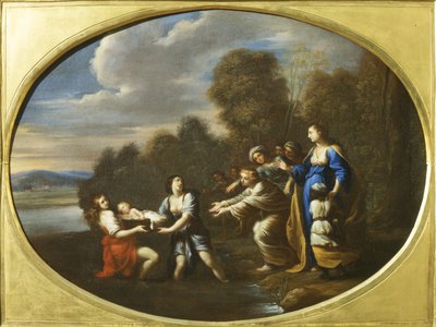 Moisés salvo do Nilo (pintura) de Luigi Primo Gentile
