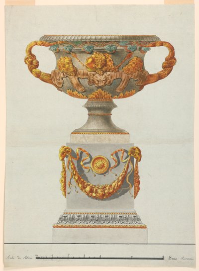 Desenho, Urna, ca. 1800 de Luigi Righetti