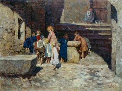 Crianças na fonte de Luigi Rossi