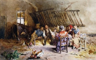 Em um celeiro, de Luigi Rossi
