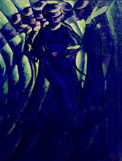 Sinopse dos movimentos de uma mulher de Luigi Russolo