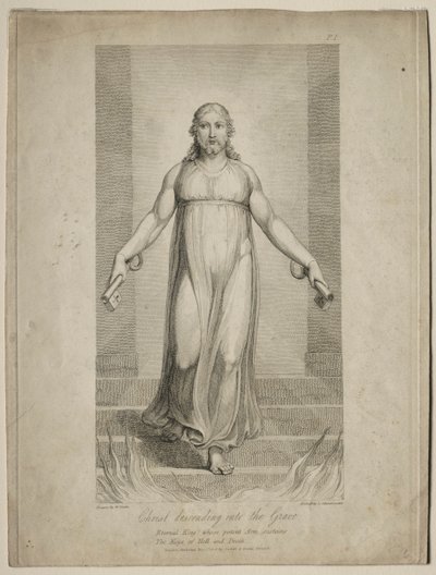 Cristo descendo para o túmulo. de Luigi Schiavonetti