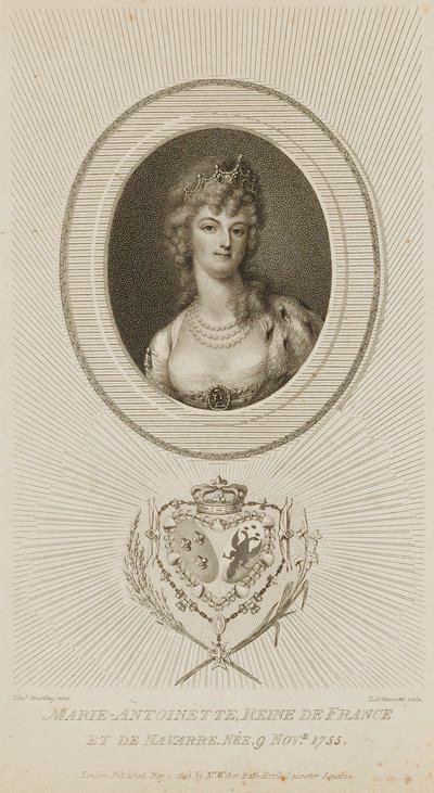 Maria Antonieta, Rainha de França de Luigi Schiavonetti