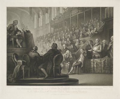 Toespraak van Lodewijk XVI
O memorável discurso de Lewis the Sixteenth no bar da Convenção Nacional (título sobre o objecto) de Luigi Schiavonetti