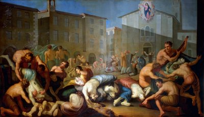 A Peste de 1630, fresco de Luigi Vacca de Luigi Vacca
