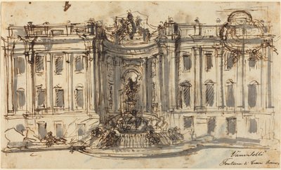 Proposta para a Fonte de Trevi de Luigi Vanvitelli