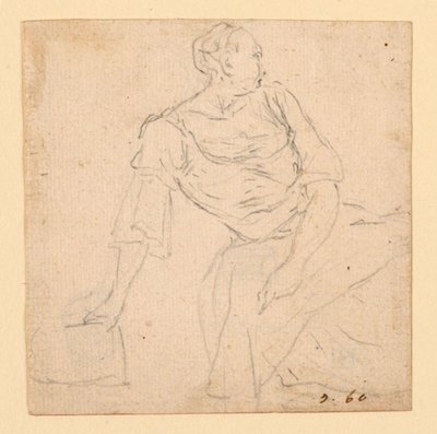 Mulher sentada de Luigi Vanvitelli