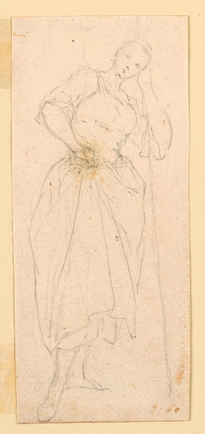 Mulher em pé de Luigi Vanvitelli