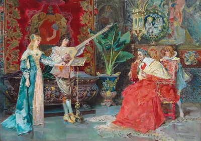 Um Interlúdio Musical, 1881 de Luis Alvarez Catalá